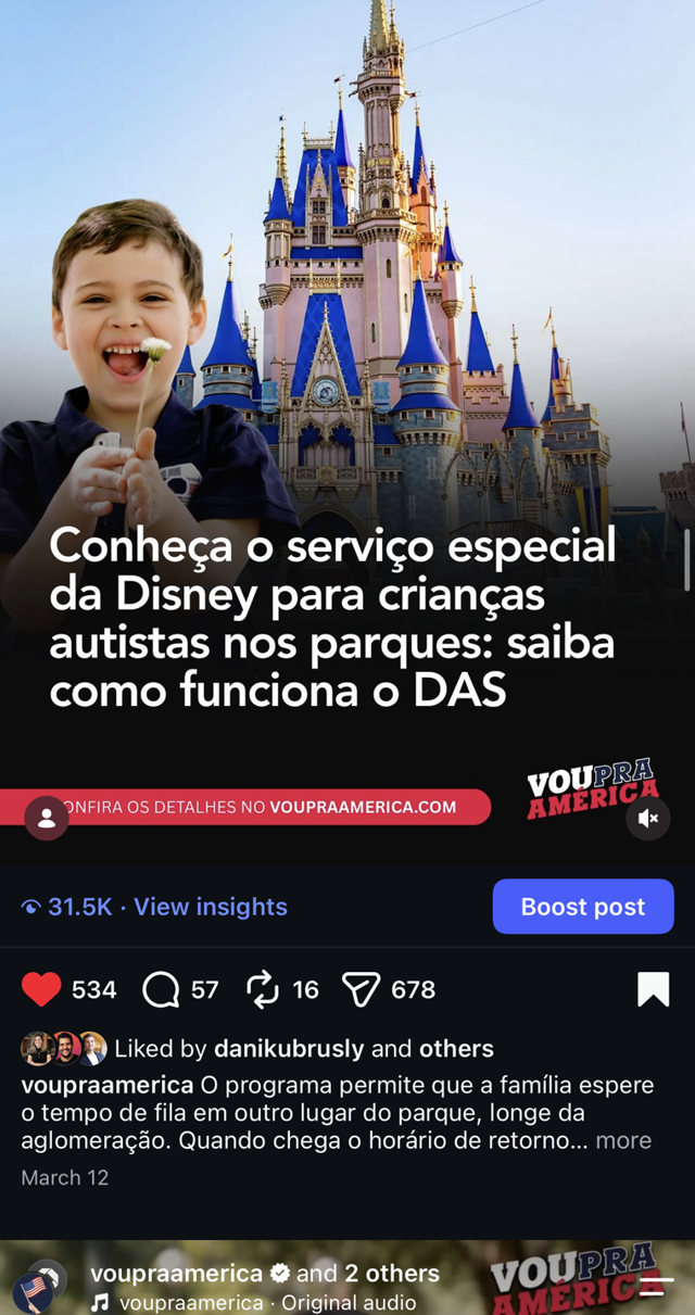 Serviço especial da Disney para crianças autistas — o DAS