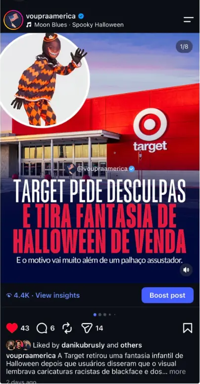 Varejo e consumo — repercussão da Target
