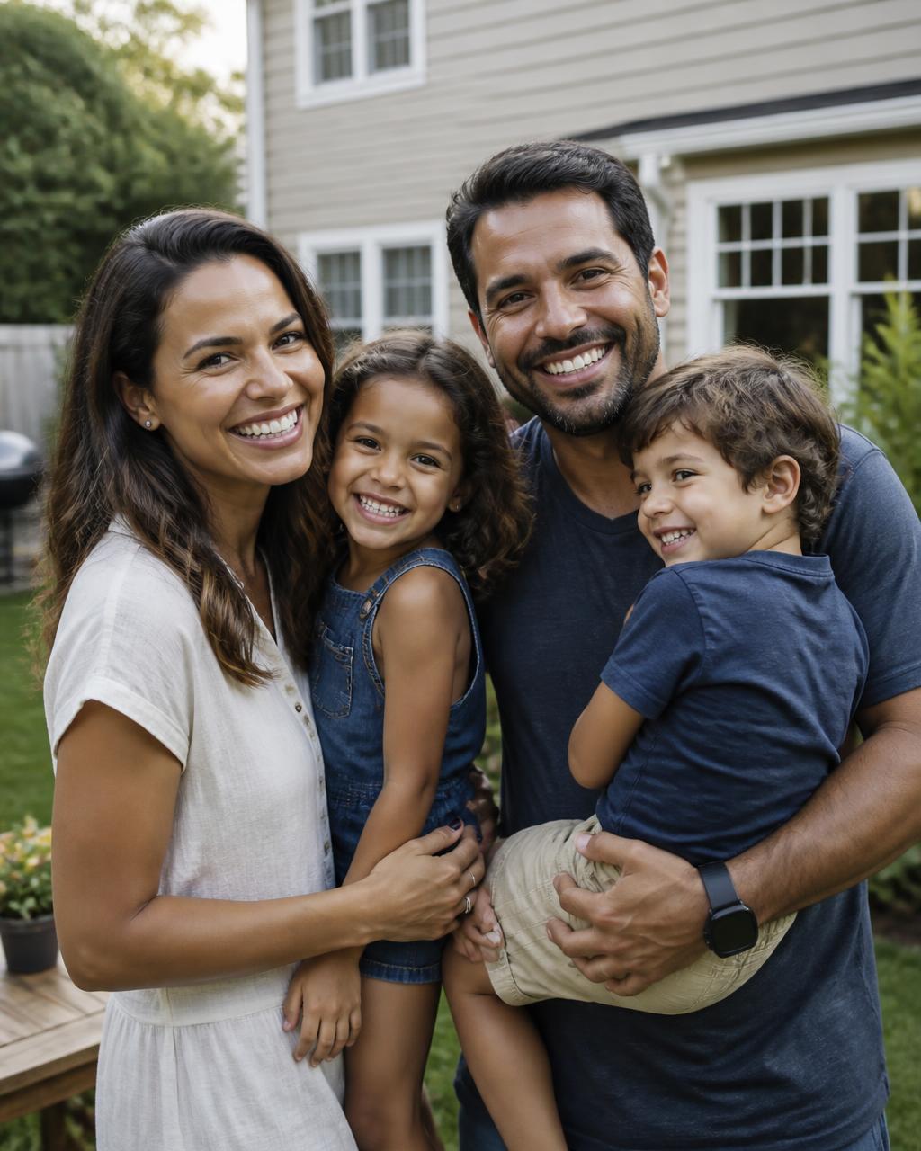 Família brasileira nos Estados Unidos
